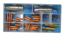 Load image into Gallery viewer, Original Trafimet MIG Ergoplus 15, 26 Pack Consumables Kit (Reusable Storage)