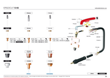 Load image into Gallery viewer, trafimet plasma torch ergocut s65 and consumables