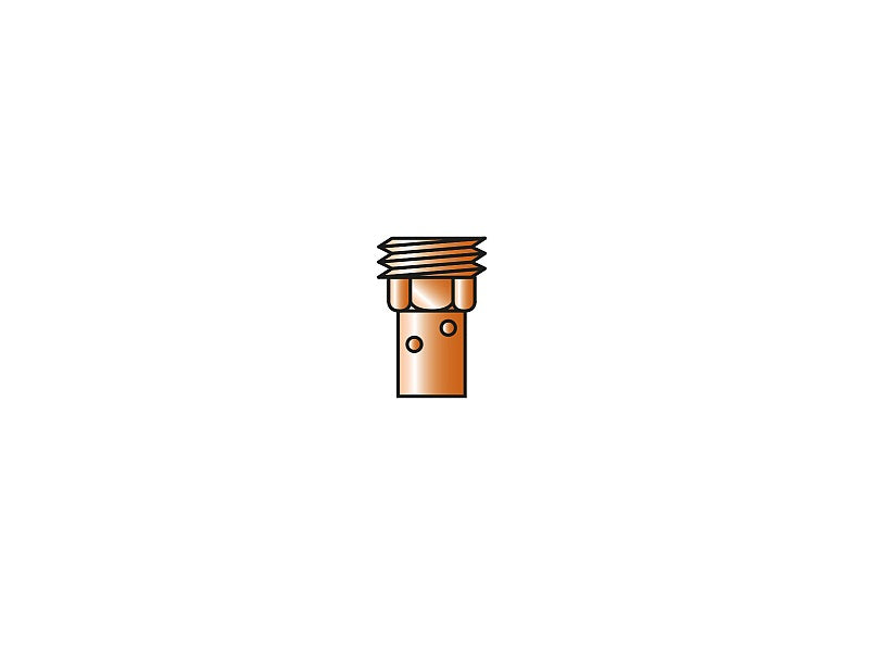 10 pack ME0390 TIP HOLDER PLUS 400-500-600-601 M8X25 COPPER