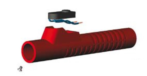 TP0083 RED PLASMA HANDLE Ø 24.5