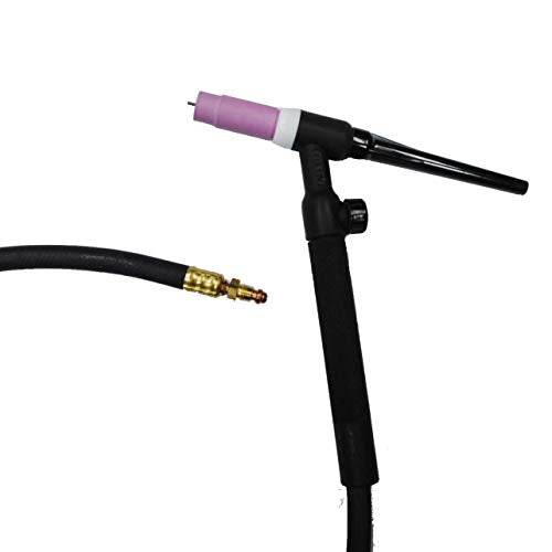 TIG 17 Welding Torch Model 17V-12-R and 17V-25-R, 1 Cable with Valve, 4M or 8M, Trafimet Quality Made